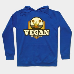 Vegan Cheer Team  – funny banana cartoon character Hoodie